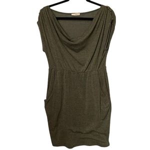 Bella D Green Shift Dress